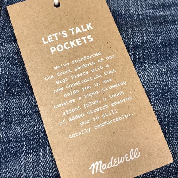 Madewell NWT High Rise Skinny Distressed Jean Staple Capsule Trendy Ladies - Picture 11 of 14